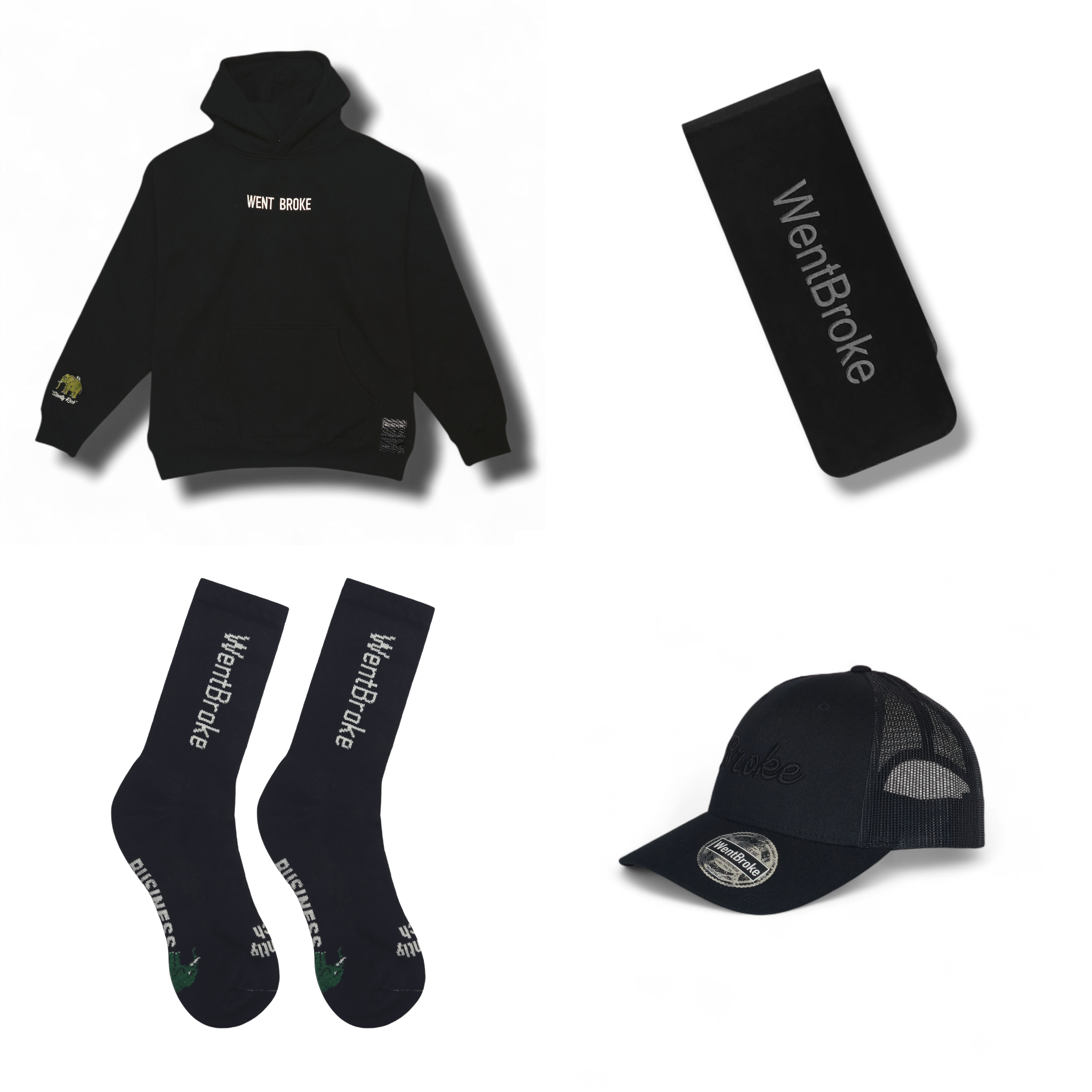 Went Broke™ Drop Bundle - Black Clip